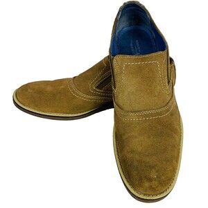 MARK NASON by SKECHERS Men's Brown Suede Leather 68055 Slip On Shoes Size 9.5